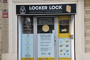 バルセロナのサグラダファミリア近くのロッカー荷物預かり所 24時間営業
