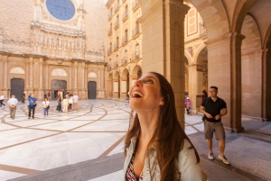 From Barcelona: Montserrat Half-Day Wine and Tapas Trip