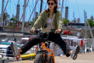 Barcelona: Topp 20 høydepunkter guidet tur med el-scooter eller el-sykkel