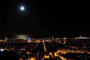 Barcelona: avondtour op zijspanmotor