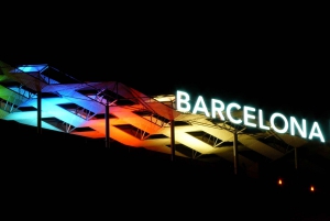Barcelona: avondtour op zijspanmotor