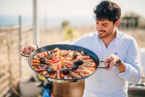 Barcelona: Aula de culinária de paella e visita à vinícola Alella