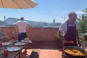 Paella Seafood mestariluokka Kokemus Barcelonassa