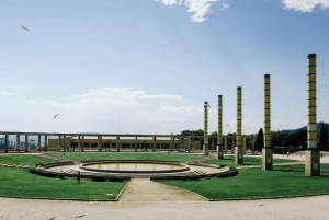 Panorama von Barcelona: Montjuïc, Seilbahn und Strand