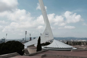Panorama von Barcelona: Montjuïc, Seilbahn und Strand