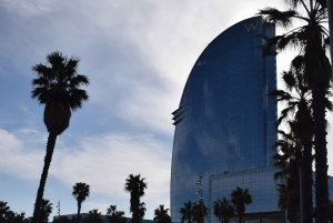 Panorama von Barcelona: Montjuïc, Seilbahn und Strand