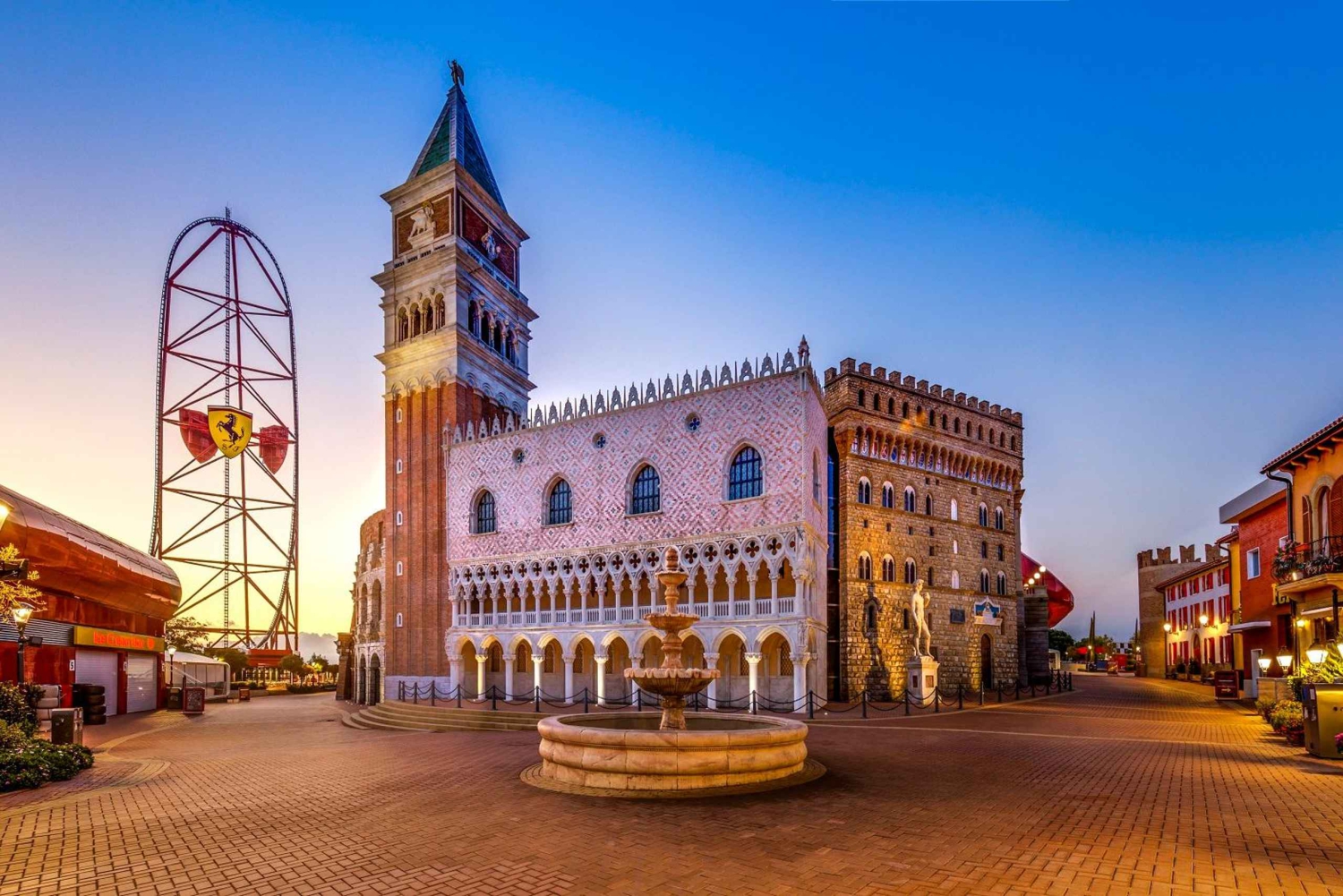 PortAventura og Ferrari Land: Heldagstur fra Barcelona