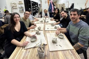 Barcelona: Pottery Workshop with Wine