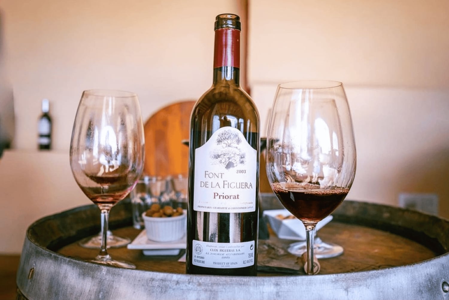 Priorat tour to 3 small wineries and hotel pick-up