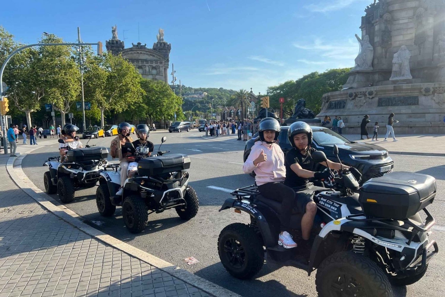 Barcelona: City Sights Electric Quad Tour (License Required)