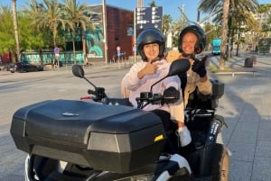 Barcelona: City Sights Electric Quad Tour