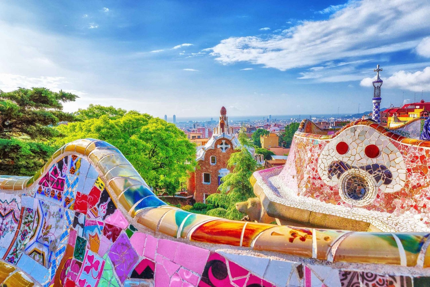 Barcelona: Visita guiada à Sagrada Família e ao Parque Güell