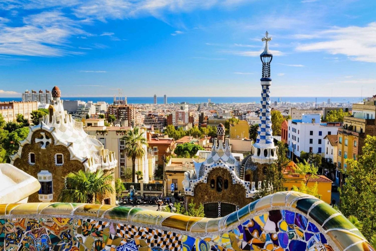 Visita guiada à Sagrada Família, ao Parque Güell e à Casa Batlló