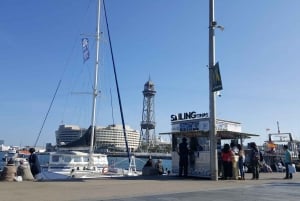 Barcelona: Sunset Catamaran Cruise with Live Music