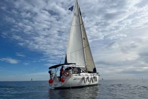 Barcelone : croisière en voilier au coucher du soleil