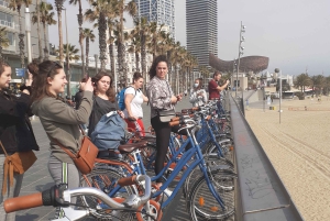 Usædvanlig cykeltur i Barcelona på fransk