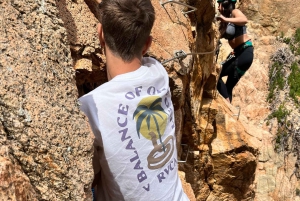 Via Ferrata -seikkailu Costa Bravalla + kuljetus