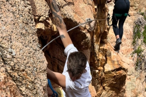 Via Ferrata -seikkailu Costa Bravalla + kuljetus