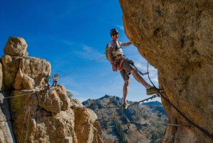 Via Ferrata -seikkailu Costa Bravalla + kuljetus
