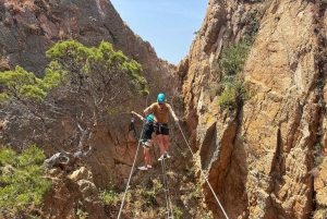 Via Ferrata -seikkailu Costa Bravalla + kuljetus