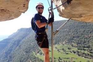 Barcelona: Via Ferrata Baumes Corcades in Centelles