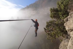 Barcelona: Via Ferrata Baumes Corcades in Centelles