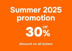 Summer Promotion: 30% Discount On All Lockers