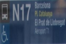 Barcelona Airport: N16 and N17 Night Bus: Transfer Bus between Airport and Plaça Catalunya via Plaça Espanya
