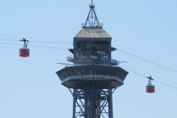 Cable car between Port and Montjuïc