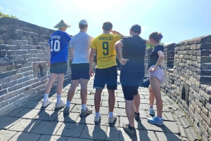 Tour panoramico guidato in autobus nel pomeriggio alla Grande Muraglia di Mutianyu