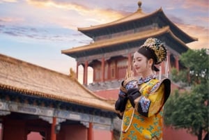 Peking: Traditionell kinesisk kostymförvandling och fotografering