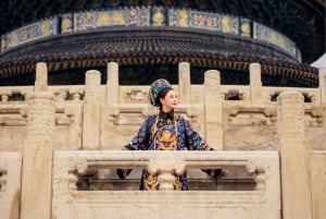 Peking: Traditionell kinesisk kostymförvandling och fotografering