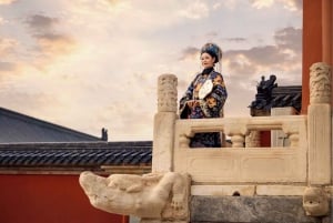 Peking: Traditionell kinesisk kostymförvandling och fotografering