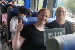 Guidad sightseeing-buss till Mutianyu-muren på eftermiddagen