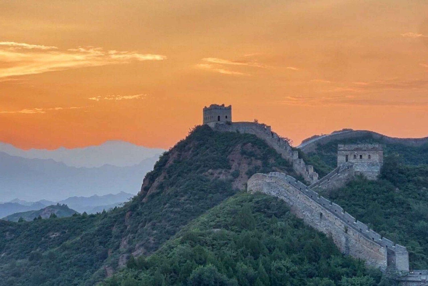 Peking: Muurin auringonlaskun kierros