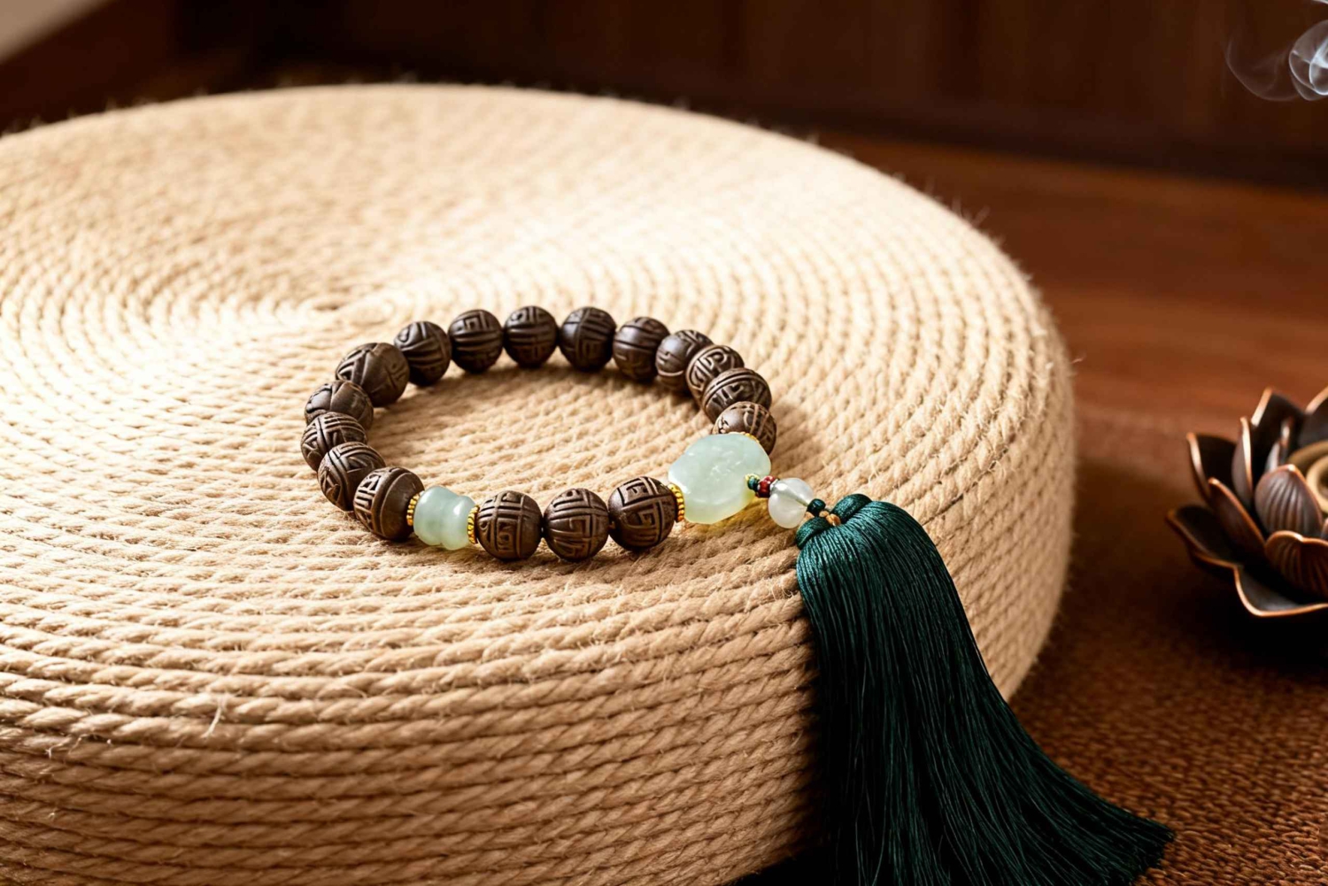 Pékin : fabrication de bracelets parfumés chinois