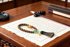 Pékin : fabrication de bracelets parfumés chinois