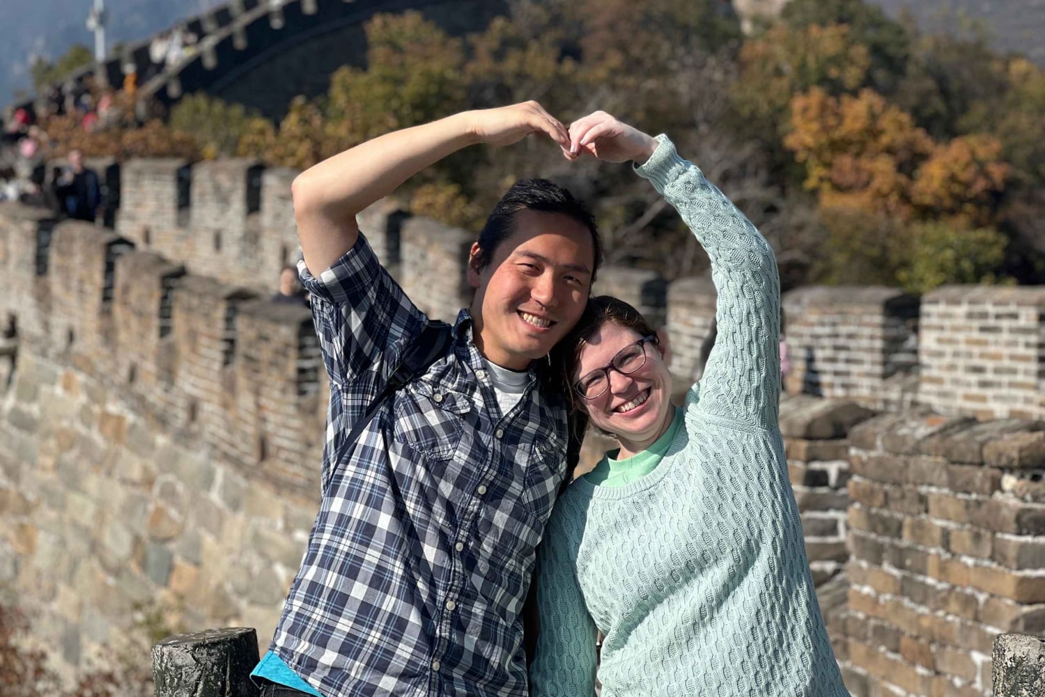 Den kinesiska muren i Peking Vandringstur på Kinesiska muren från Jiankou till Mutianyu