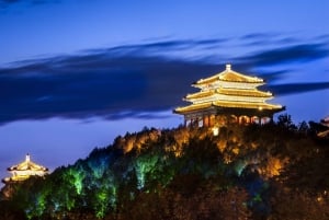 Pékin : billet d'entrée au parc Jingshan - vue sur la Cité interdite