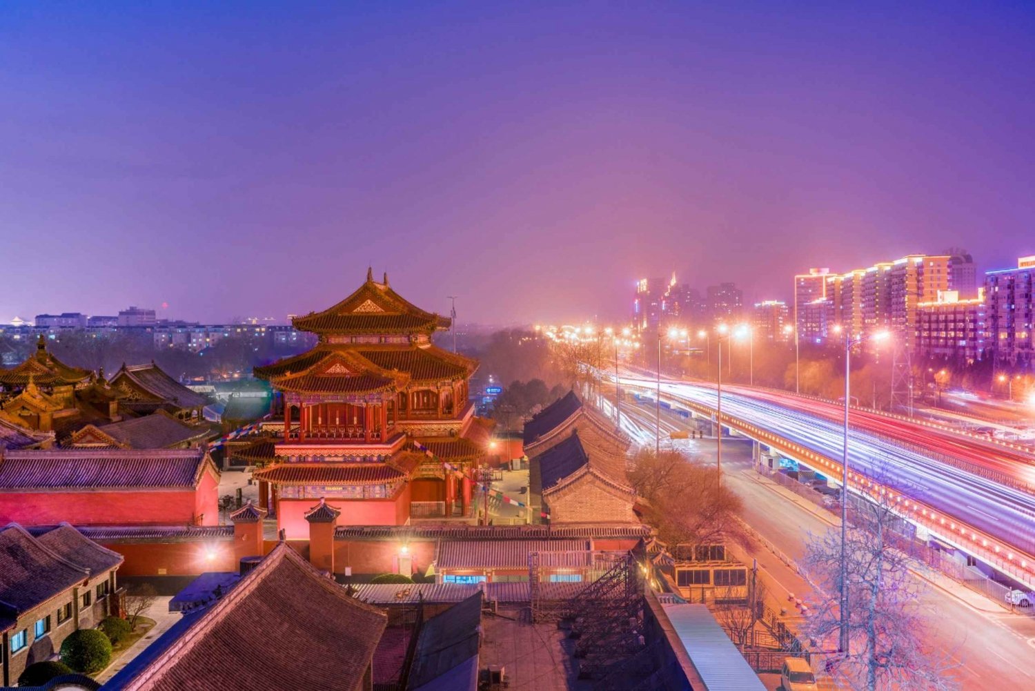 Peking: Lama-Tempel E-Ticket oder Ganztagestour mit geführter Stadtführung