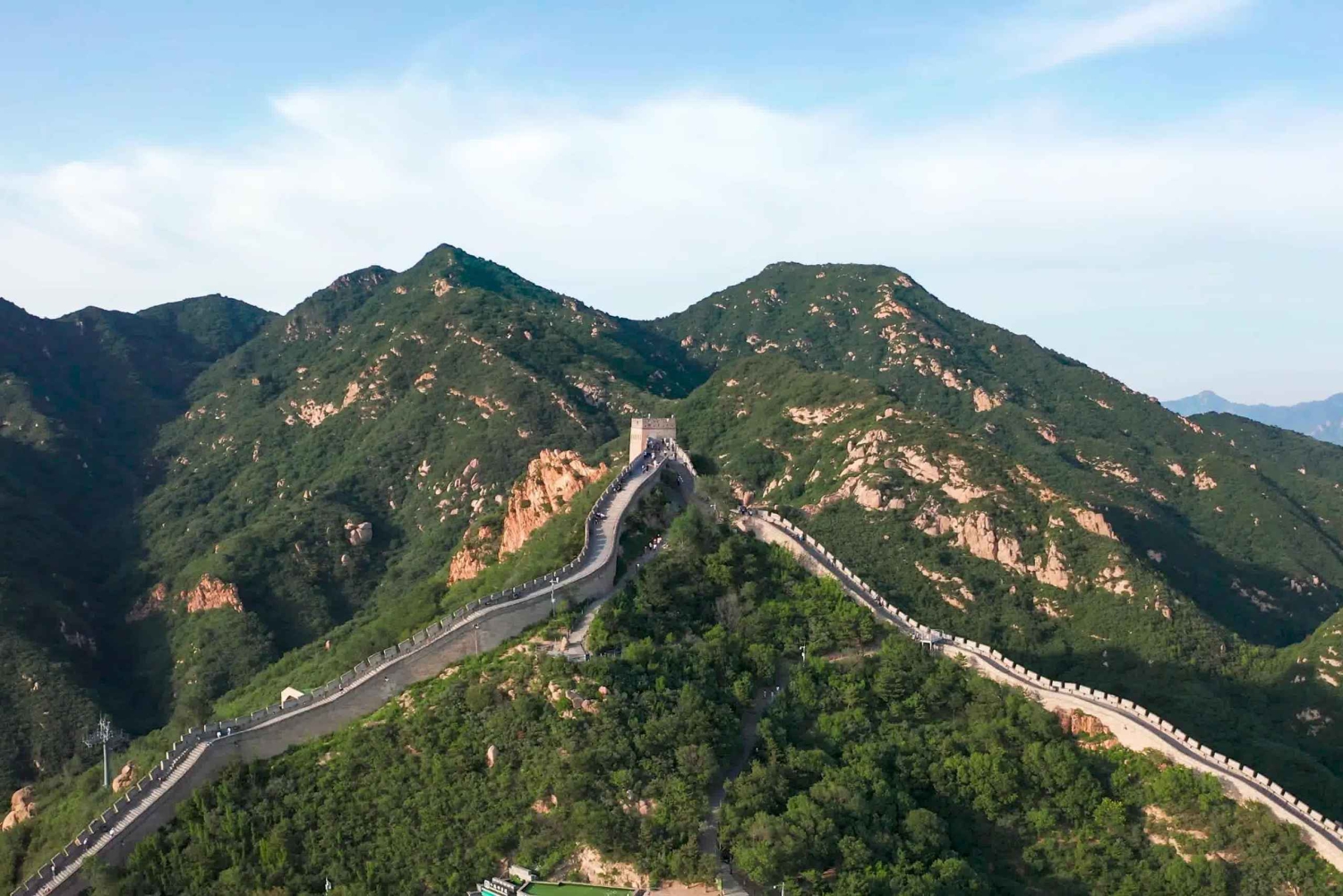 Mellomlanding i Beijing med sommerpalasset og Den kinesiske mur