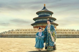 Expérience du Hanfu traditionnel de Pékin et séance de photos pour les groupes