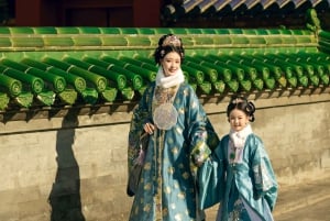Expérience du Hanfu traditionnel de Pékin et séance de photos pour les groupes