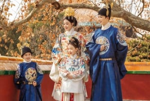 Expérience du Hanfu traditionnel de Pékin et séance de photos pour les groupes