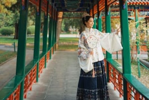 Expérience du Hanfu traditionnel de Pékin et séance de photos pour les groupes