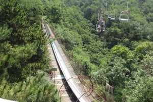 Pechino: Tour di un giorno della Grande Muraglia di Mutianyu e della stazione sciistica di Huaibei
