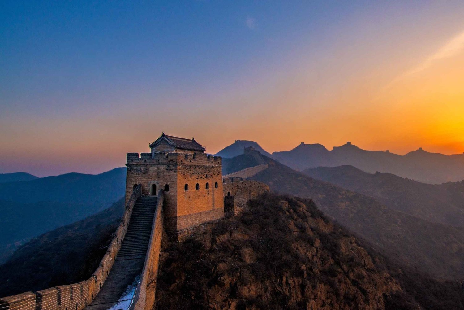 Pekín: Excursión de un día a la Gran Muralla de Mutianyu y el Parque Jingshan