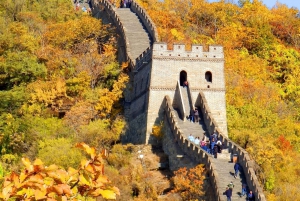 Traslado de ida y vuelta a la Gran Muralla de Mutianyu con conductor y ticket de entrada