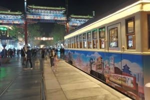 Omvisning til fots i Beijing om kvelden