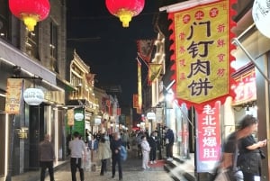 Omvisning til fots i Beijing om kvelden